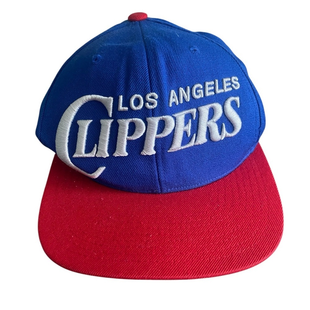 Los Angeles Clippers Mitchell & Ness Blue and Red Cap